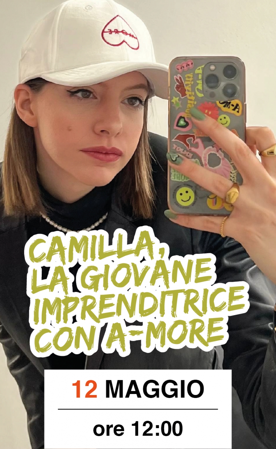 SETTIMO -  Camilla, la giovane imprenditrice con A-More